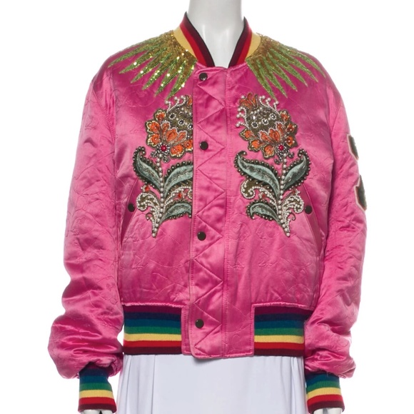 gucci embellished jacket